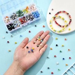 500Pcs 10 Colors Electroplate Glass Beads&nbsp;EGLA-YW0001-81