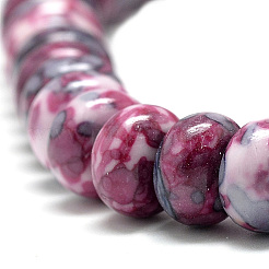 Synthetic Ocean White Jade Beads Strands&nbsp;LS-G-S257-5x10mm-09