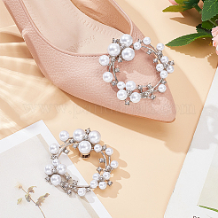 2Pcs Alloy Rhinestone Shoe Decorations&nbsp;FIND-GF0006-57