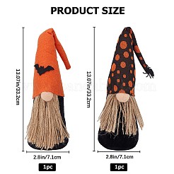 2Pcs 2 Colors Halloween Themed Party Decorations&nbsp;AJEW-GF0007-07