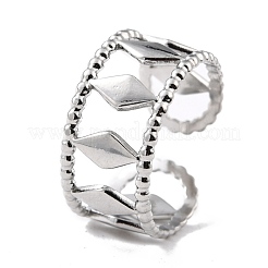Non-Tarnish 304 Stainless Steel Finger Rings&nbsp;X-RJEW-L102-13P