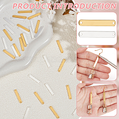 32Pcs 2 Colors  Brass Connector Charms&nbsp;FIND-BC0013-06