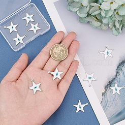 10Pcs 304 Stainless Steel Enamel Pendants&nbsp;STAS-NB0001-27