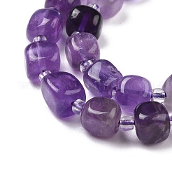 Natural Amethyst Beads Strands&nbsp;G-K323-09