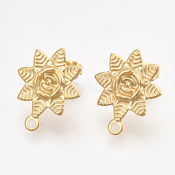 304 Stainless Steel Stud Earring Findings&nbsp;X-STAS-T045-17G