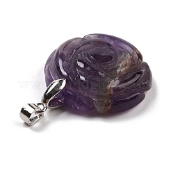 Natural Amethyst Pendants&nbsp;G-I319-02P-02