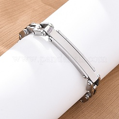 304 Stainless Steel Link Chain Bracelets for Women Men&nbsp;BJEW-R018-10P