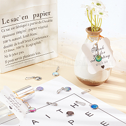 8 Styles 16Pcs DIY Keychain Making Kits&nbsp;DIY-SC0016-37