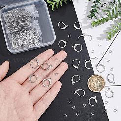 120Pcs 2 Style 304 Stainless Steel Leverback Earring Findings&nbsp;STAS-UN0038-45