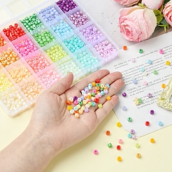 DIY Column Baking Paint Glass Seed Beads Bracelets Making Kits&nbsp;SEED-FS0001-39