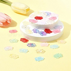 60Pcs 10 Colors Baking Paint Glass Beads&nbsp;GLAA-FS0002-01