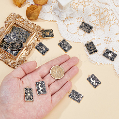 20Pcs 10 Styles Alloy Enamel Pendants&nbsp;ENAM-FH0001-91