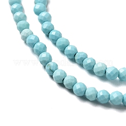 Natural Howlite Beads Strands&nbsp;G-C025-03A-01