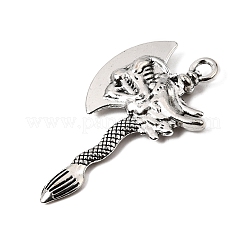 Tibetan Style Alloy Pendants&nbsp;AL-CBA7D25-01AS-B
