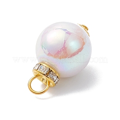 Imitation Pearl Acrylic Pendants&nbsp;PALLOY-JF04348