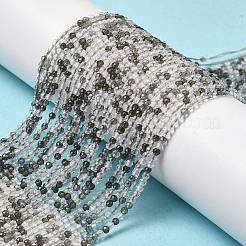 Transparent Glass Beads Strands&nbsp;GLAA-H027-01F