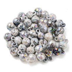 UV Plating Rainbow Iridescent Acrylic Pendants&nbsp;OACR-P010-19B