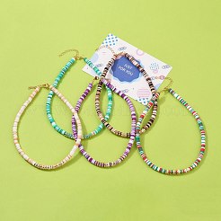 Polymer Clay Heishi Beaded Necklaces&nbsp;NJEW-JN03151