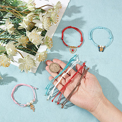 24Pcs 12 Colors Waxed Polyester Braided Bracelet Makings&nbsp;AJEW-AB00194