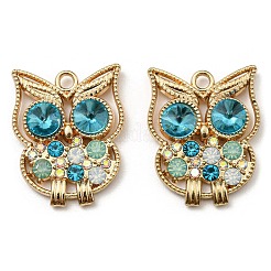 Golden Plated Alloy Pendants&nbsp;ALRI-L050-02G-01
