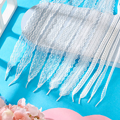 10Pcs 5 Styles Polyester Lace Shoelaces&nbsp;AJEW-TA0003-17