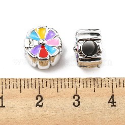 CCB Plastic European Beads&nbsp;CCB-P015-02P-01