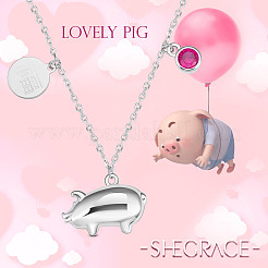 925 Sterling Silver Pendant Necklaces&nbsp;JN860A