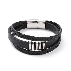 Microfiber Multi-strand Bracelets&nbsp;BJEW-P278-02