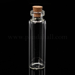 Glass Jar Glass Bottle for Bead Containers&nbsp;X-CON-E008-60x16mm