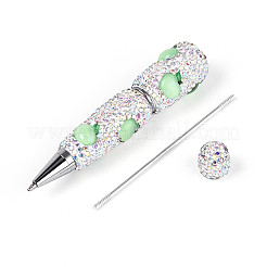 Resin & Polymer Clay Pave Rhinestone Ball-Point Pen&nbsp;AJEW-T013-04M-1