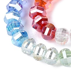 Electroplate Transparent Glass Beads Strands&nbsp;EGLA-N022-14A-B02