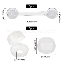 Plastic Safety Guard&nbsp;AJEW-GF0003-26
