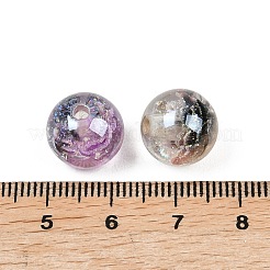 Luminous Transparent Resin Inner Flower Beads&nbsp;RESI-C070-05B