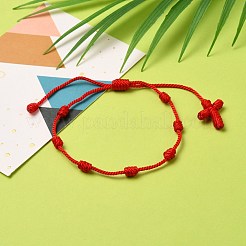 Adjustable Nylon Thread Braided Anklets&nbsp;AJEW-AN00313
