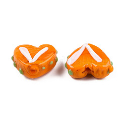 Opaque Handmade Bumpy Lampwork Beads Strands&nbsp;LAMP-T017-20-B04