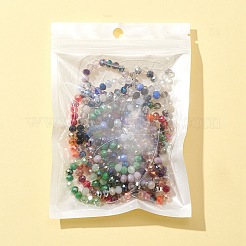 5 Strands 5 Colors Electroplate Glass Beads Strands&nbsp;EGLA-FS0001-31