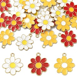 20Pcs Eco-Friendly Alloy Enamel Pendants&nbsp;ENAM-YW0005-85A