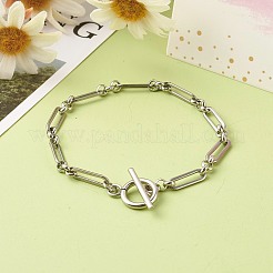 Non-Tarnish 304 Stainless Steel Figaro Chain Bracelets&nbsp;X-BJEW-JB06446