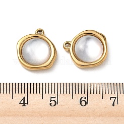 Natural Freshwater Shell Pendants&nbsp;STAS-G397-01G-01