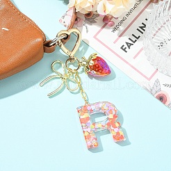Alloy & Resin Pendant Decorations&nbsp;HJEW-YW00401-04