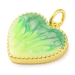 Brass Enamel Pendants&nbsp;KK-S401-17G-E