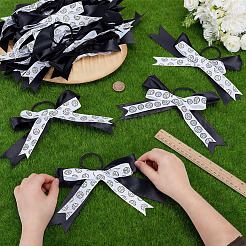 24Pcs 12 Style Polyester Hair Ties&nbsp;OHAR-PH00011