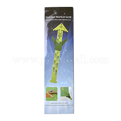 Plastic 5-in-1 Sliding Gauge Measuring Sewing Ruler Tool&nbsp;TOOL-WH0121-05