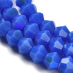 Opaque Solid Color Imitation Jade Glass Beads Strands&nbsp;LS-EGLA-A039-P4mm-L11