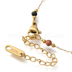 Ion Plating(IP) 304 Stainless Stell Necklaces&nbsp;NJEW-H037-03G