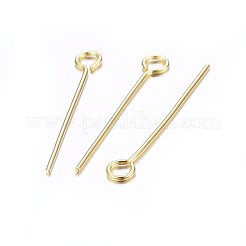 304 Stainless Steel Eye Pins&nbsp;X-STAS-F174-10G-B