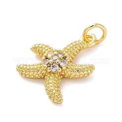 Brass Micro Pave Cubic Zirconia Pendants&nbsp;KK-S510-47G-02