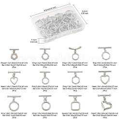 20Pcs 12 Styles Alloy Toggle Clasps&nbsp;FIND-FS0004-53P
