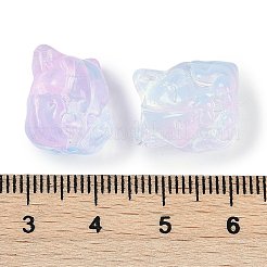 Transparent Spray Paint Glass Beads&nbsp;X1-GLAA-H035-01K