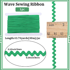 40M Polyester Wavy Fringe Trim Ribbon&nbsp;OCOR-GF0004-39Q